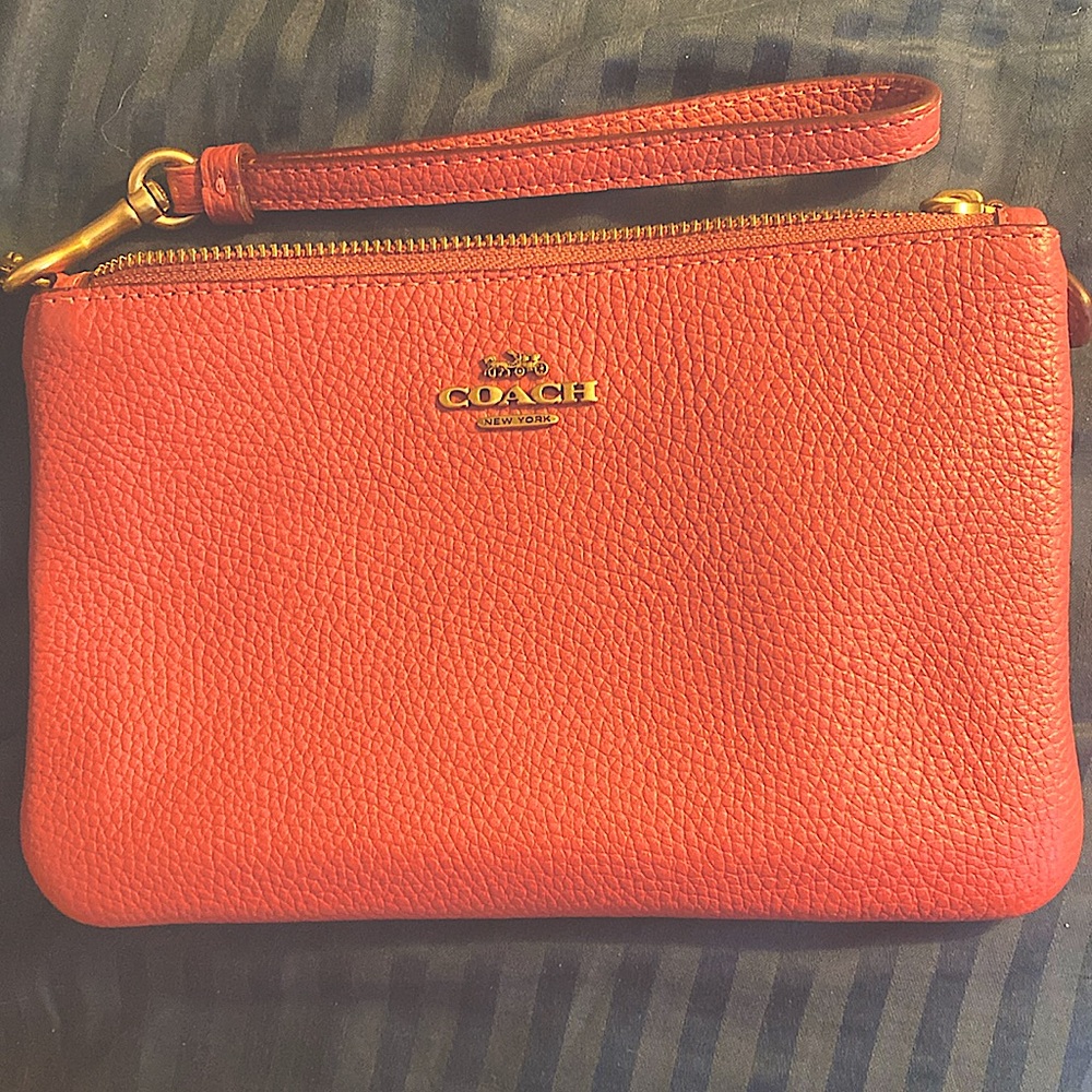 Coach wristlet wallet